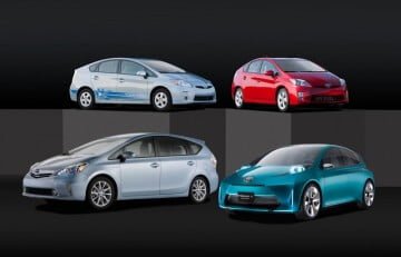 Toyota Prius Family for 2012