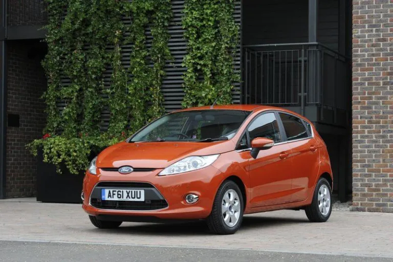 Orange Ford Fiesta UK Model