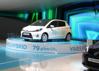 Toyota Yaris Hybrid at the Geneve Auto Salon 2012