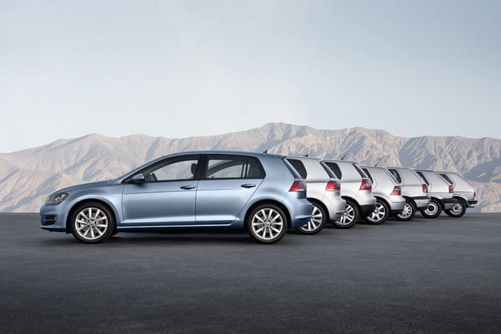 VW Golf Series 1 to 7