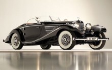 Black 1936 Mercedes-Benz 540 K Special Roadster