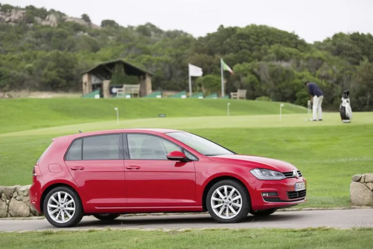 Red VW Golf VII