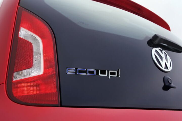 Volkswagen-Eco-UP Rear View closeup