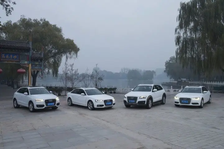 Audi Cars in China: