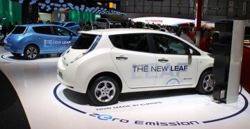 Nissan Leaf at the 2013 Geneva Auto Show