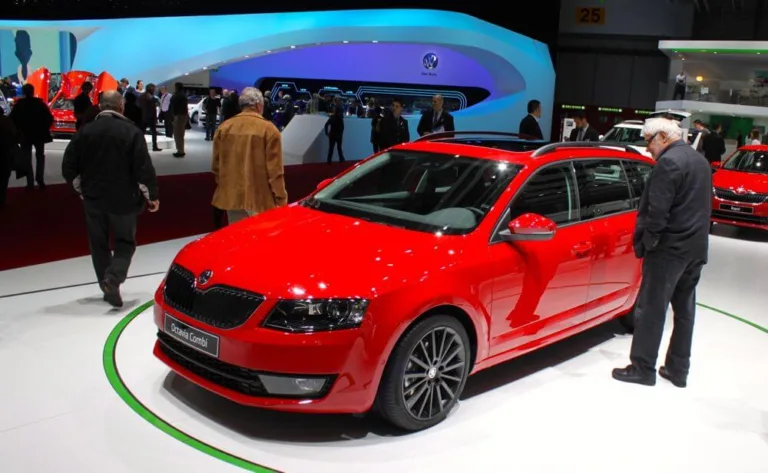 New Red Skoda OCtavia Combi