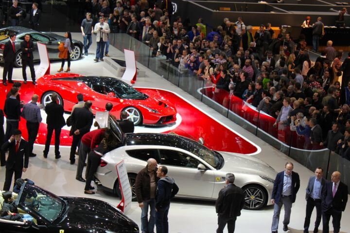 Ferrari Stand at the 2013 Geneva Auto Salon