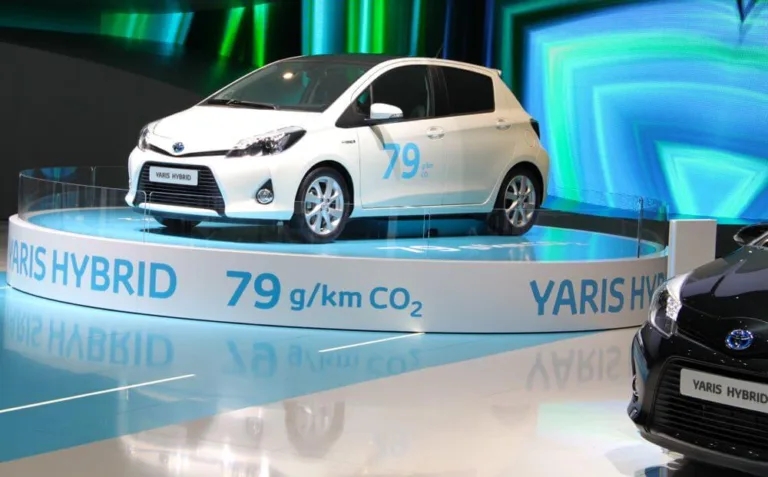 Toyota Yaris Hybrid at the 2012 Geneva Auto Show