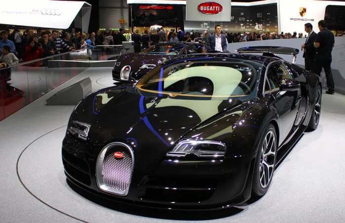 Bugatti Veyeron at the Geneva Auto Show 2013