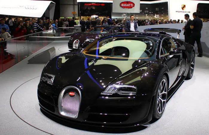 Bugatti Veyeron at the Geneva Auto Show 2013