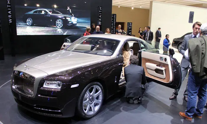Rolls Royce Wraith at the Geneva Auto Show 2013
