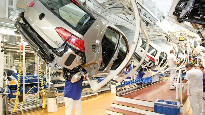 VW Golf Production