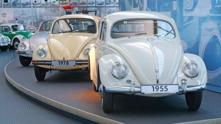 VW Beetles in Autostadt
