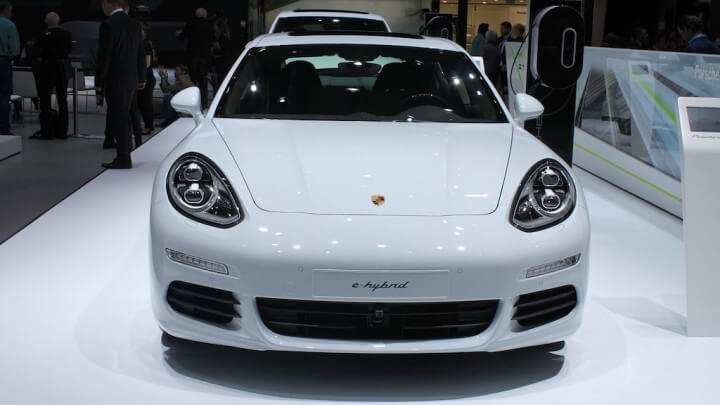 Porsche e-hybrid at the Geneva Auto Salon 2015