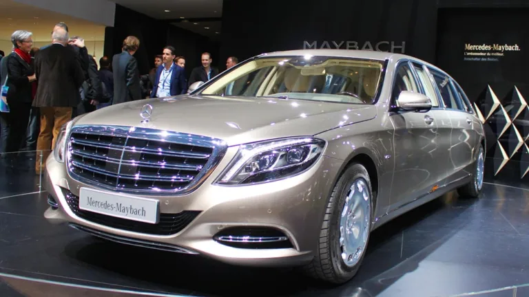 Mercedes Maybach S600 Pullman limousine at Geneva Auto Salon 2015