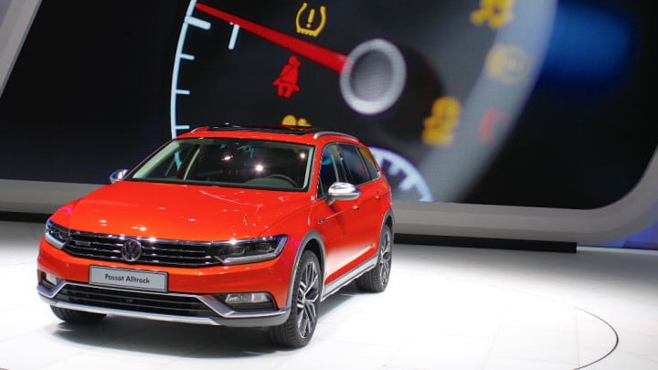 VW Passat Alltrack at the Geneva Auto Show 2015