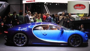 Bugatti Chiron at Geneva Auto Show 2016