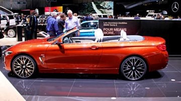 Orange BMW 4 Series Cabriolet