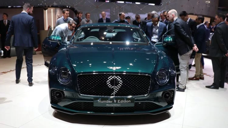 Bentley Number 9 edition. The British  new car market was weaker in 2019 with car sales down 2.4%