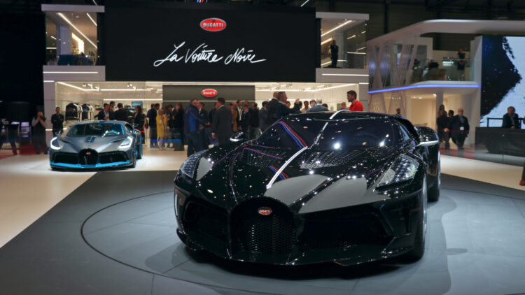 Bugatti La Voiture Noire and Diva - First Half Year 2020: car sales worldwide were much weaker with sharp contractions in all major global new car markets.