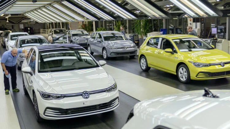 2020 (Q1-Q3) -- Volkswagen was again the best-selling car brand in Germany.
Volkswagen Golf 8 inspected in Wolfsburg, Germany
The VW Golf remained Germany's best-selling car model in 2020 (Q1-Q3)