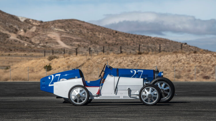 Bugatti Baby II and Type 35 in Profile